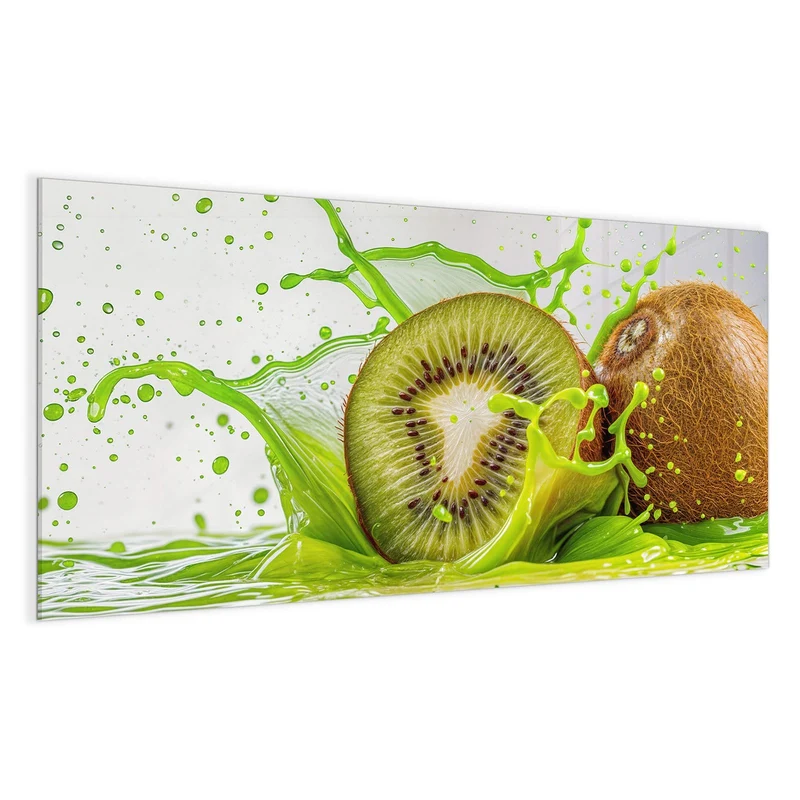 Magnettafel - Kiwi im Saftspritzer
