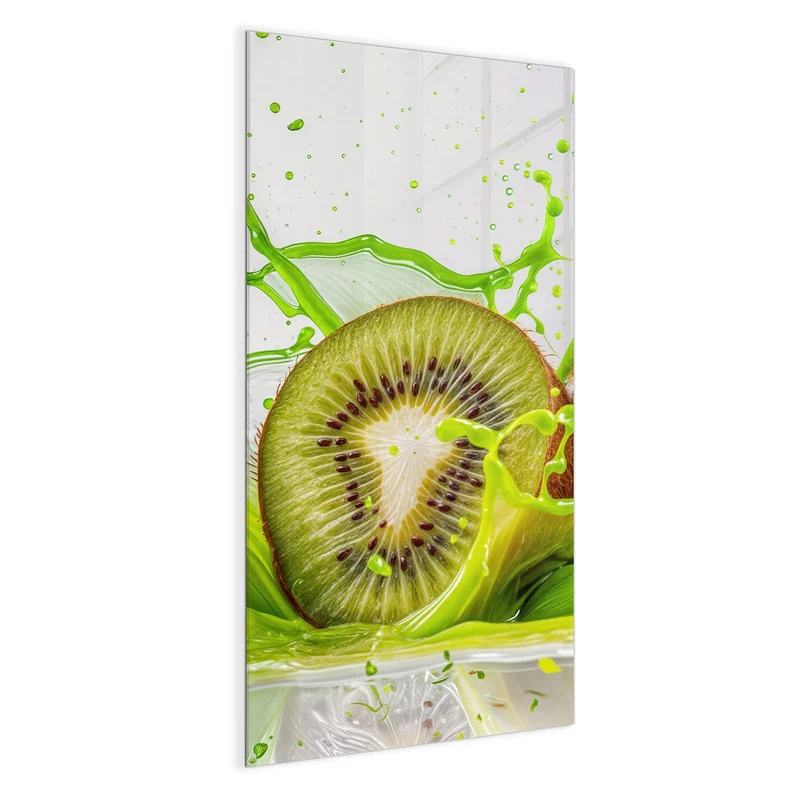 Magnettafel - Kiwi im Saftspritzer