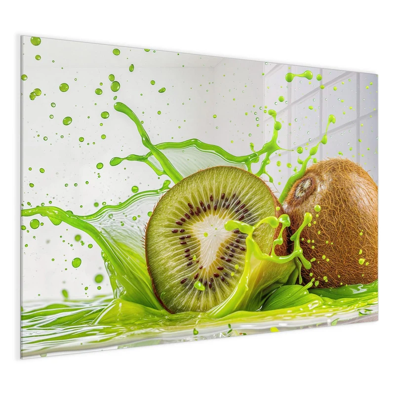 Magnettafel - Kiwi im Saftspritzer