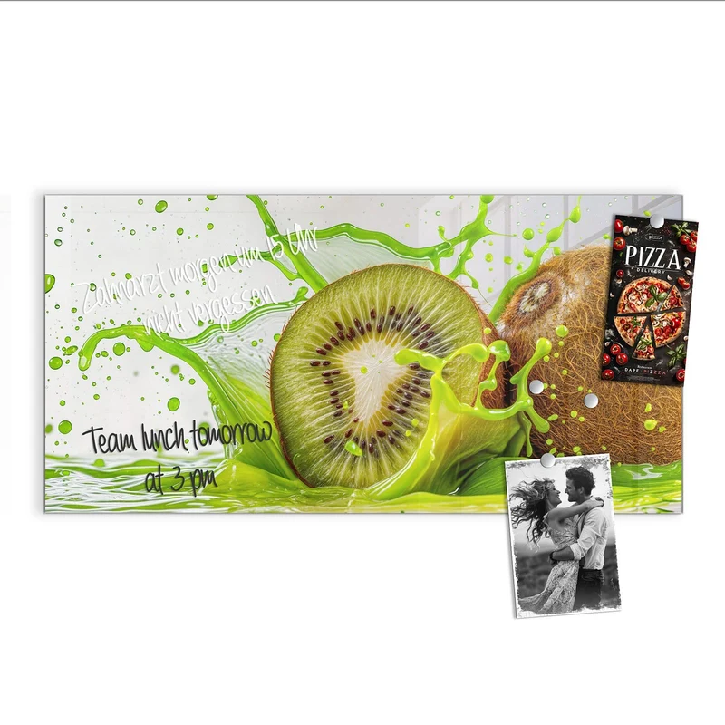 Magnettafel - Kiwi im Saftspritzer