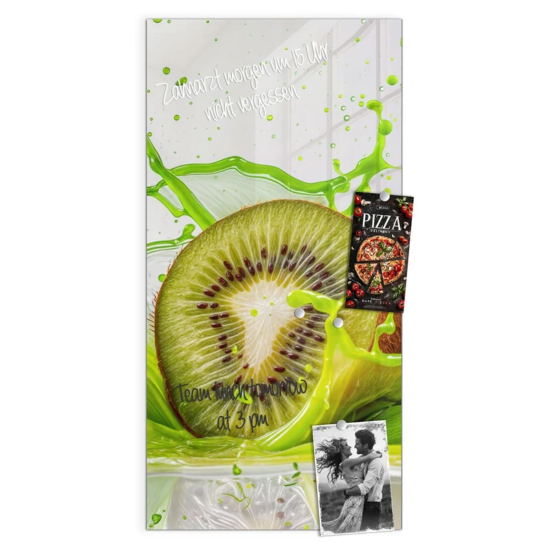 Magnettafel - Kiwi im Saftspritzer