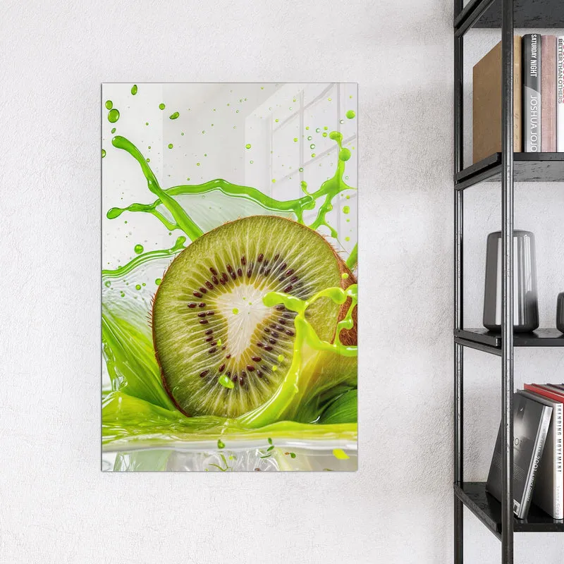 Magnettafel - Kiwi im Saftspritzer