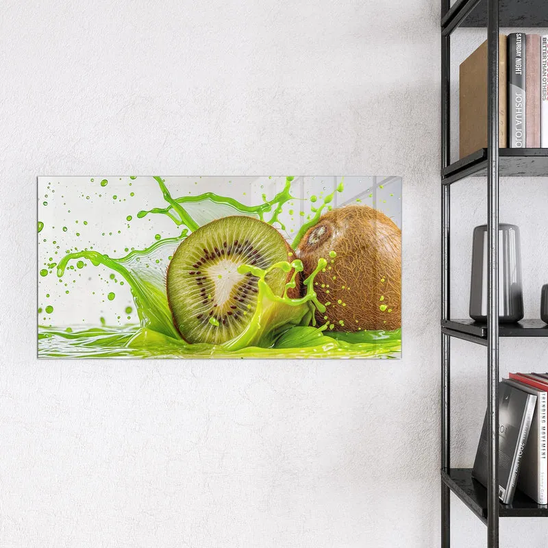 Magnettafel - Kiwi im Saftspritzer