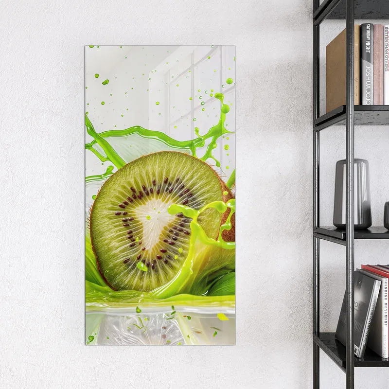 Magnettafel - Kiwi im Saftspritzer