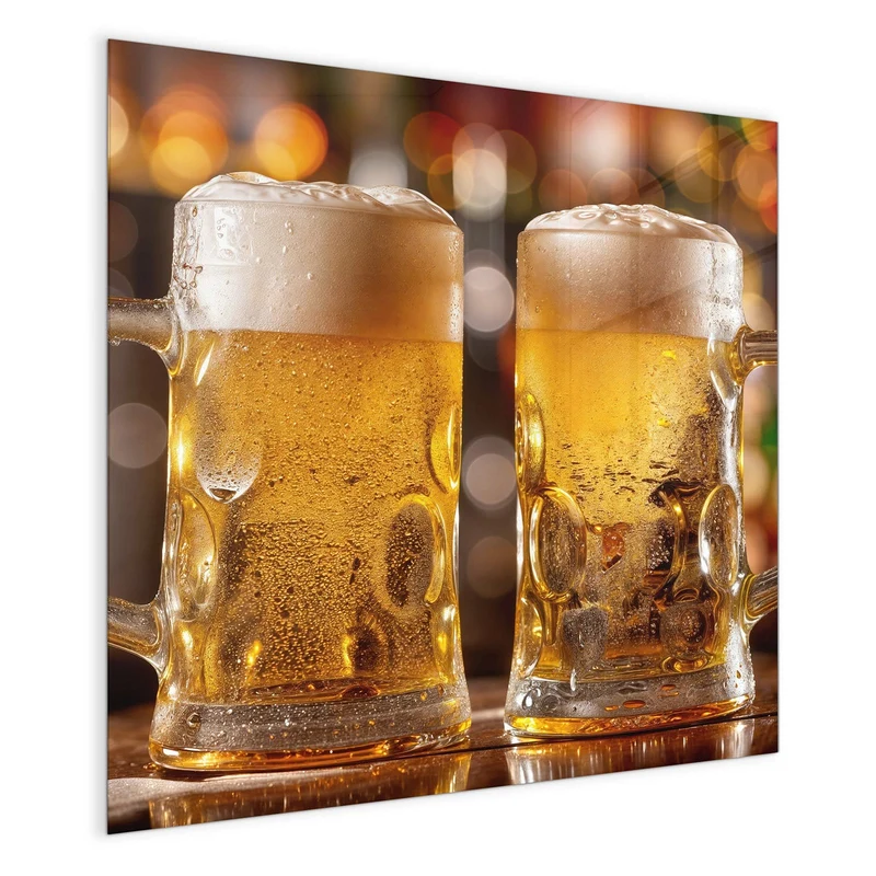 Magnettafel - Zwei Bierkrüge