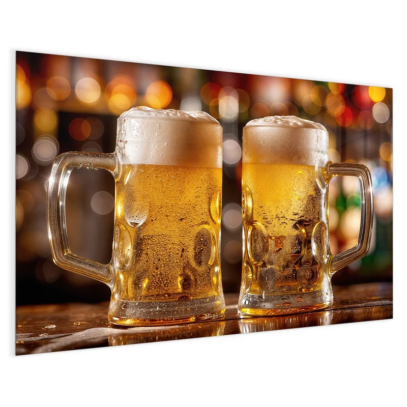 Magnettafel - Zwei Bierkrüge
