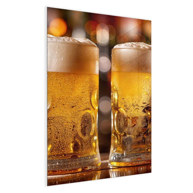 Magnettafel - Zwei Bierkrüge