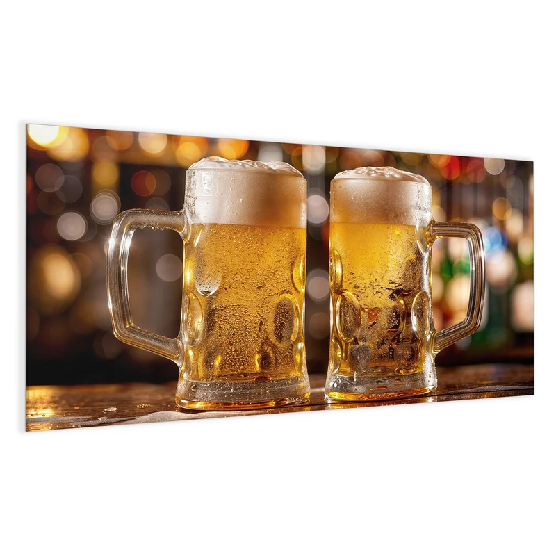 Magnettafel - Zwei Bierkrüge