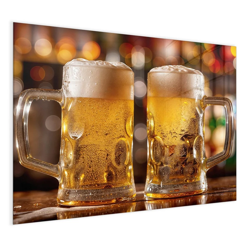 Magnettafel - Zwei Bierkrüge