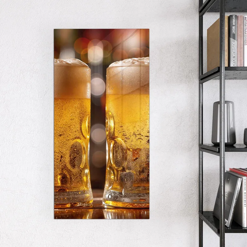 Magnettafel - Zwei Bierkrüge