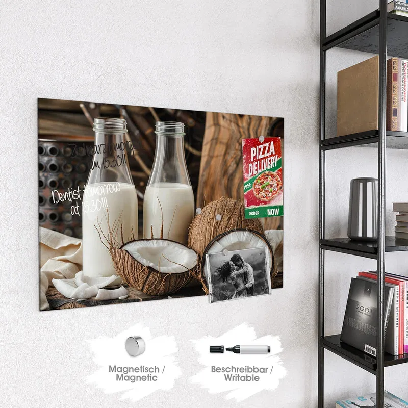 Magnettafel - Kokosmilch
