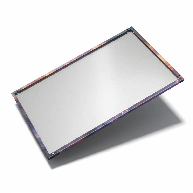 Metall Magnettafel - Ringplaneten in Gold