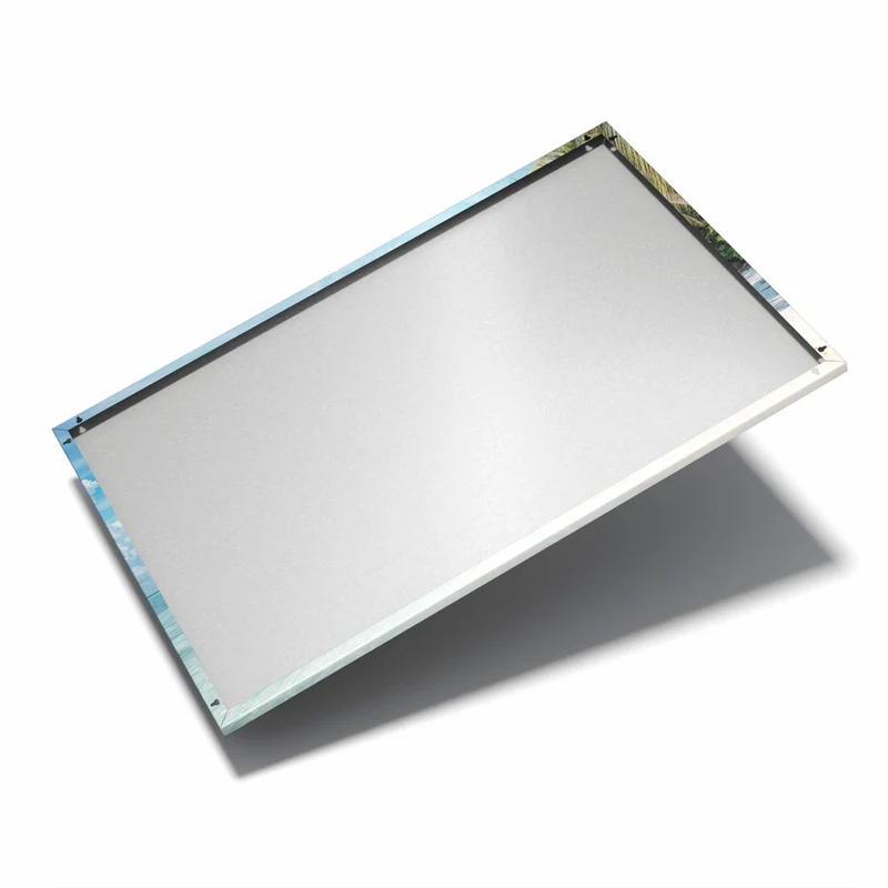 Metall Magnettafel - Palmen am Traumstrand