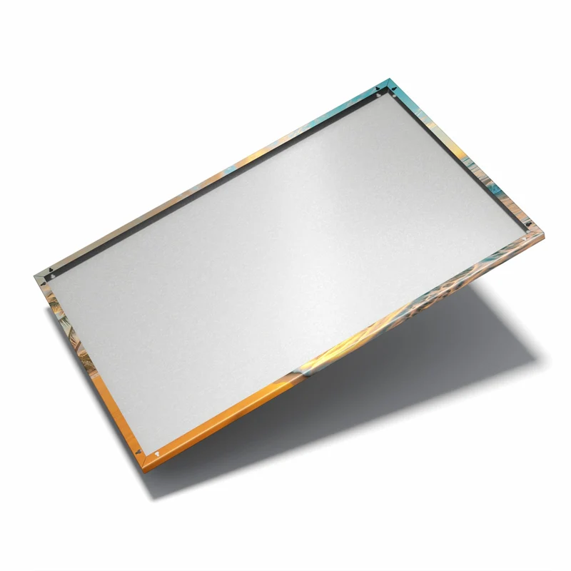 Metall Magnettafel - Palme am Abendstrand