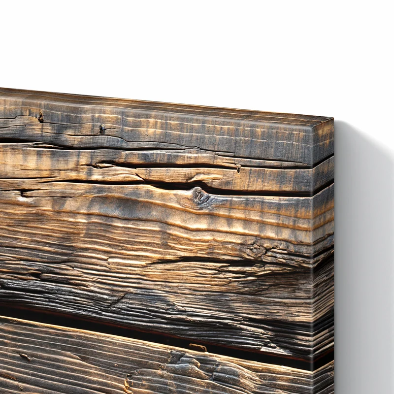 Metall Magnettafel - Rissiges Altholz