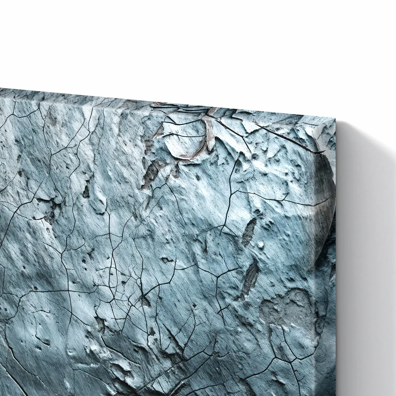 Metall Magnettafel - Rissiger Schiefer