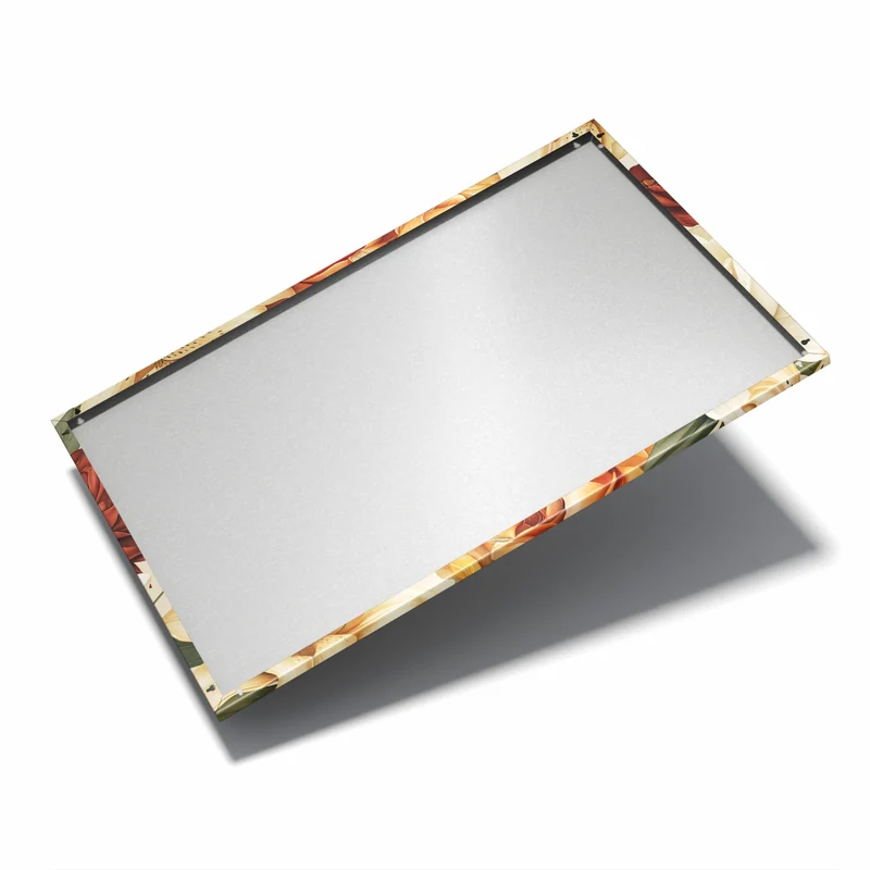 Metall Magnettafel - Rosen in Terrakotta