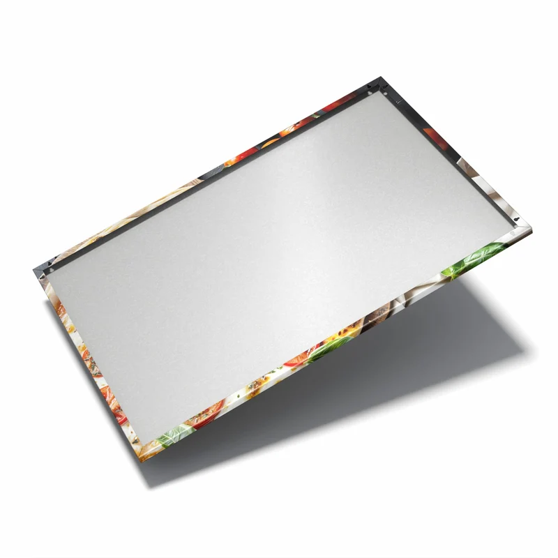 Metall Magnettafel - Pizza mit Tomaten