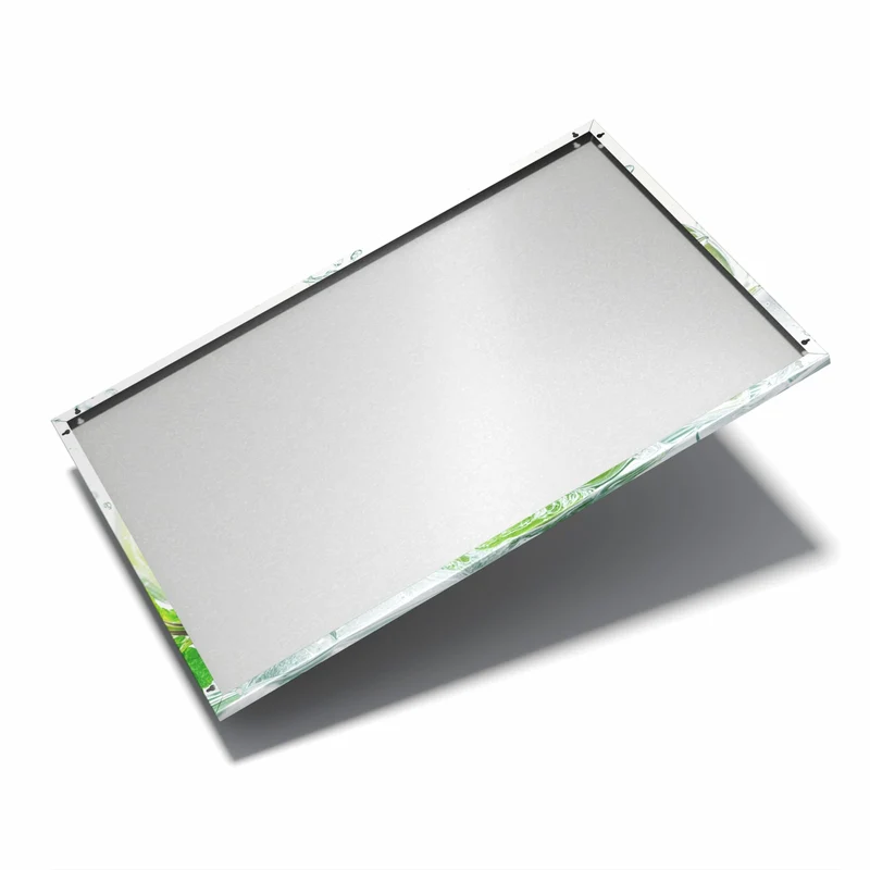 Metall Magnettafel - Grüne Äpfel mit Eis