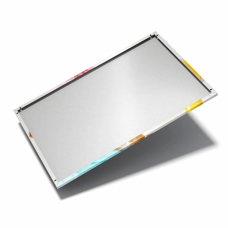 Metall Magnettafel - Hund im Bademantel