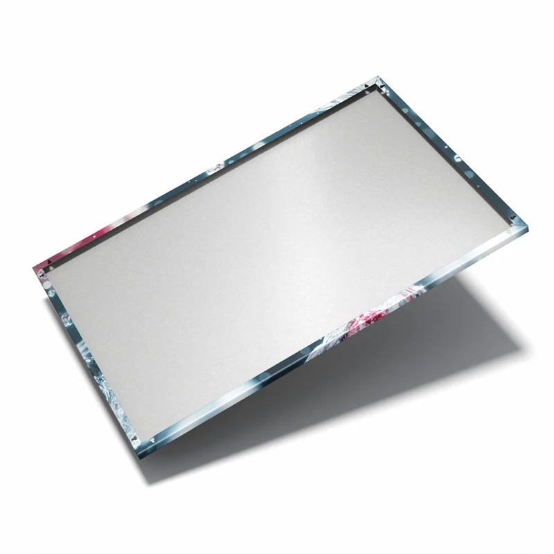 Metall Magnettafel - Himbeeren und Eiswürfel