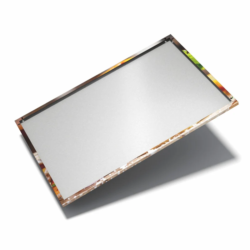 Metall Magnettafel - Burger mit Kartoffeln