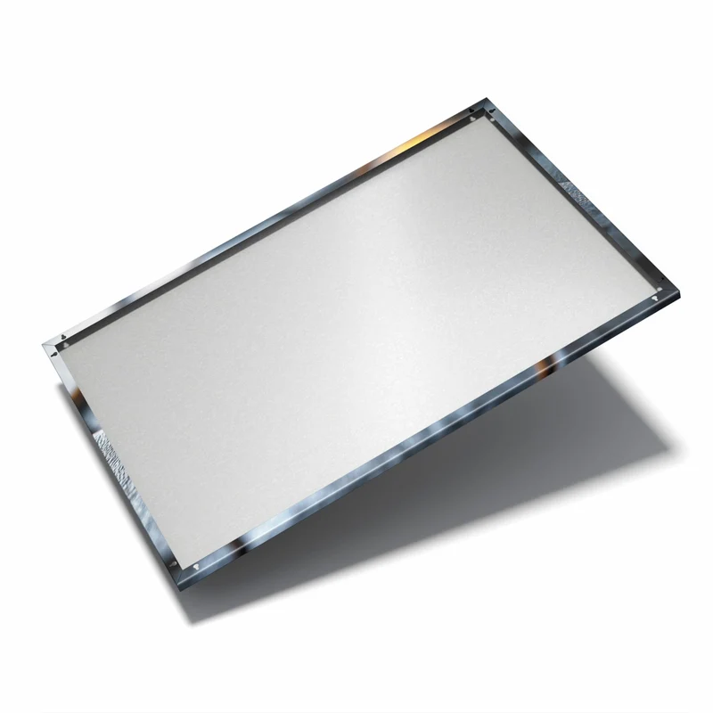 Metall Magnettafel - Dunkle Hexagonfliesen