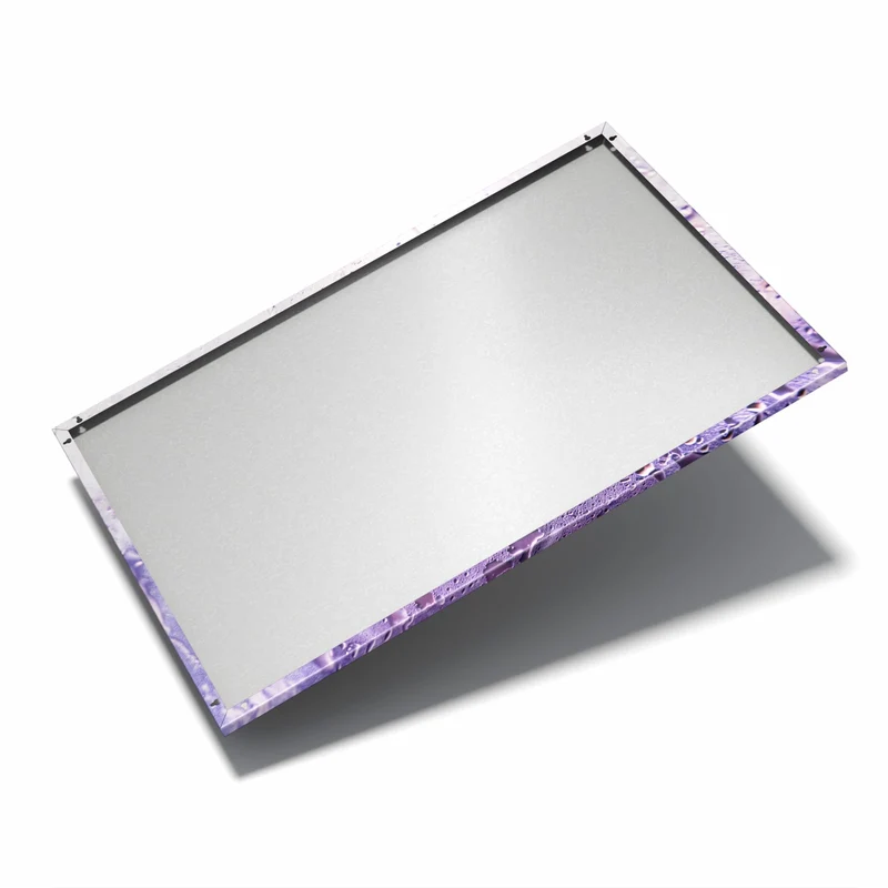 Metall Magnettafel - Kondenstropfen in Lila