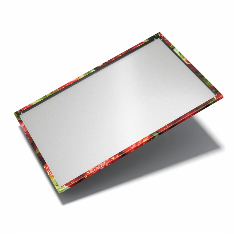 Metall Magnettafel - Frische Erdbeeren