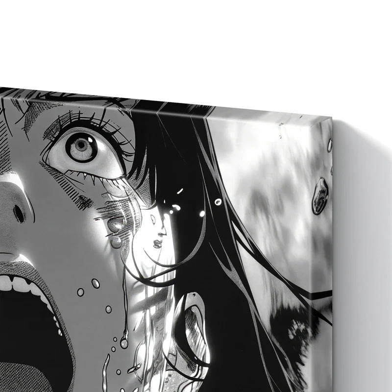 Metall Magnettafel - Manga-Schrei