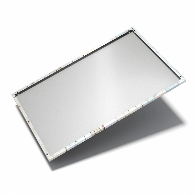 Metall Magnettafel - Holzbretter in Pastell