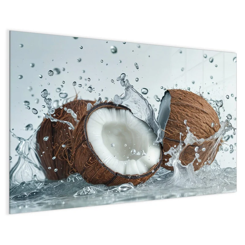 Magnettafel - Halbe Kokosnuss
