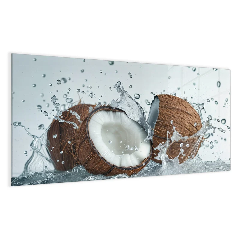 Magnettafel - Halbe Kokosnuss