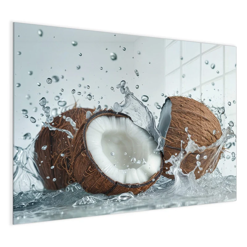 Magnettafel - Halbe Kokosnuss