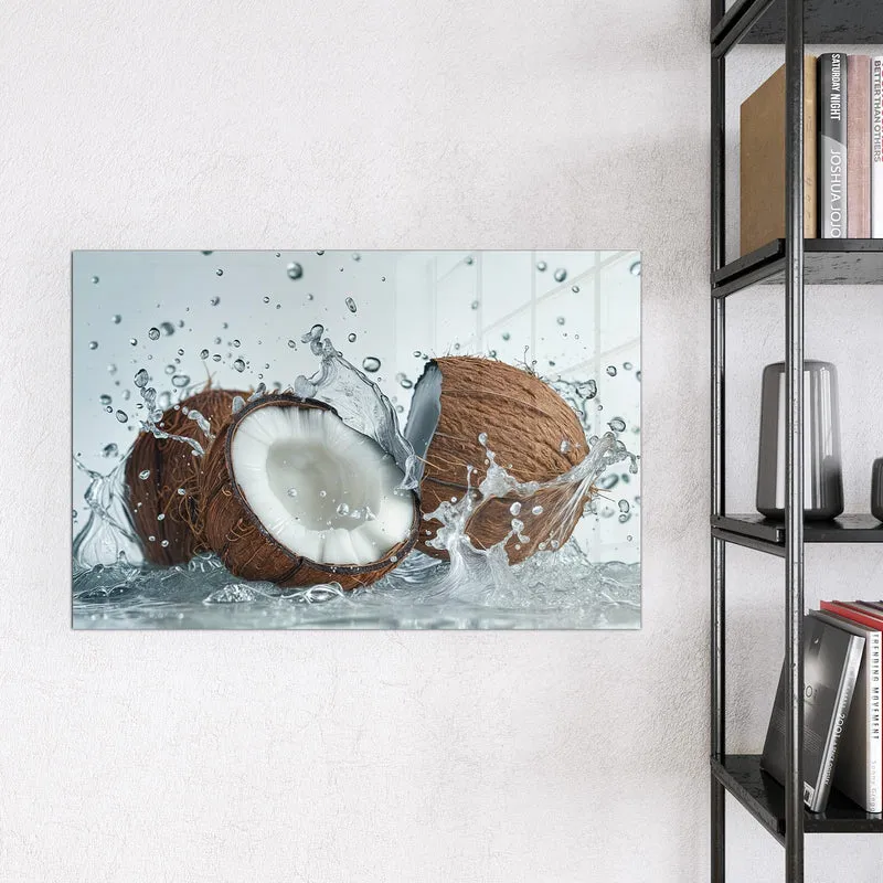 Magnettafel - Halbe Kokosnuss