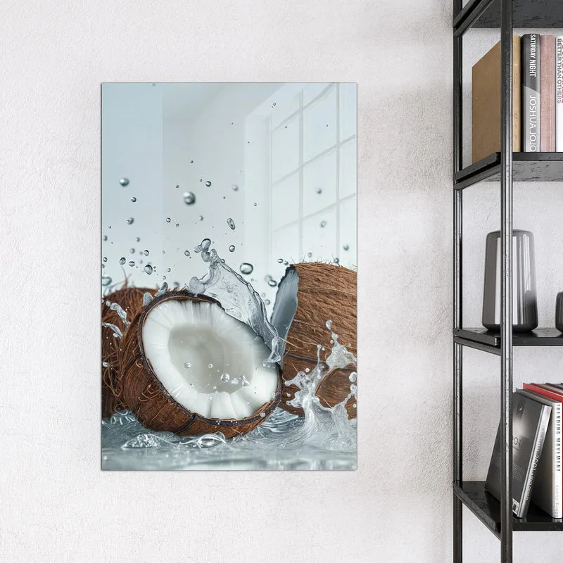 Magnettafel - Halbe Kokosnuss