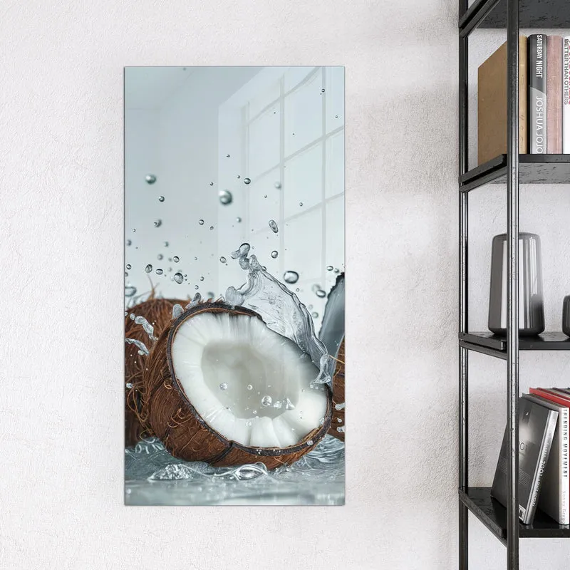 Magnettafel - Halbe Kokosnuss