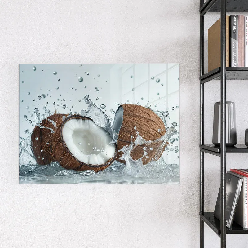 Magnettafel - Halbe Kokosnuss
