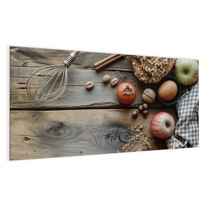 Magnettafel - Backzutaten im Herbst