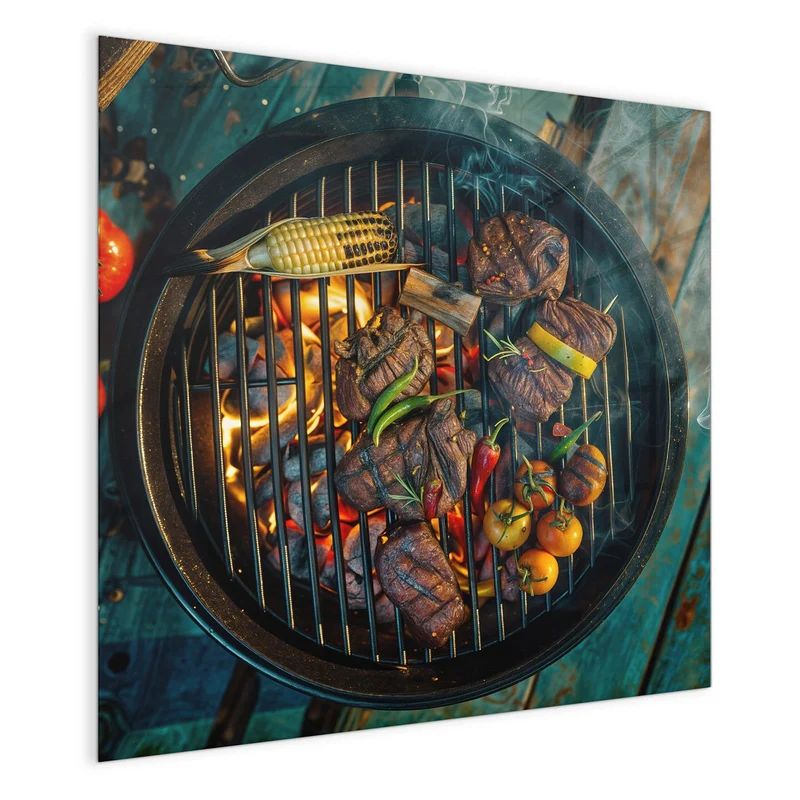 Magnettafel - Sommergrillfest