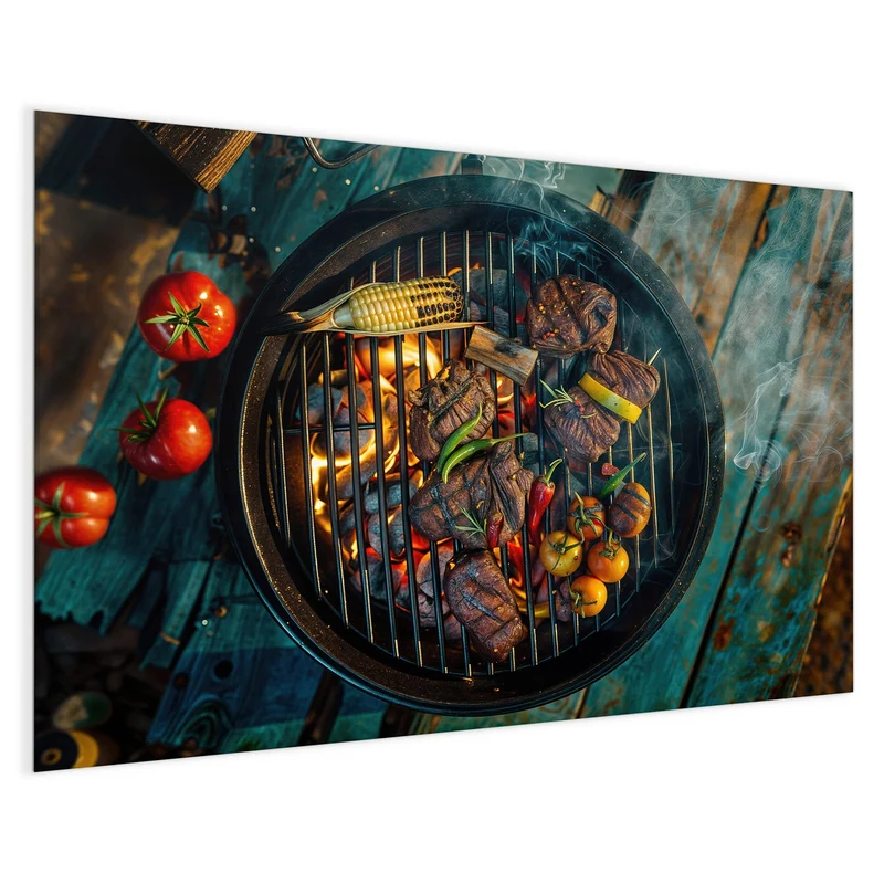 Magnettafel - Sommergrillfest