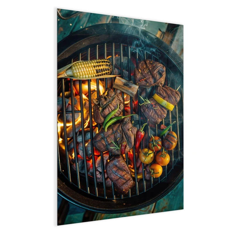 Magnettafel - Sommergrillfest