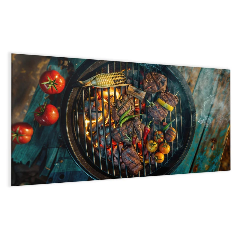 Magnettafel - Sommergrillfest
