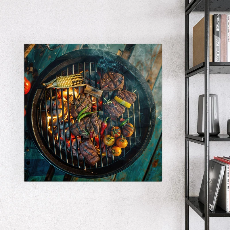 Magnettafel - Sommergrillfest