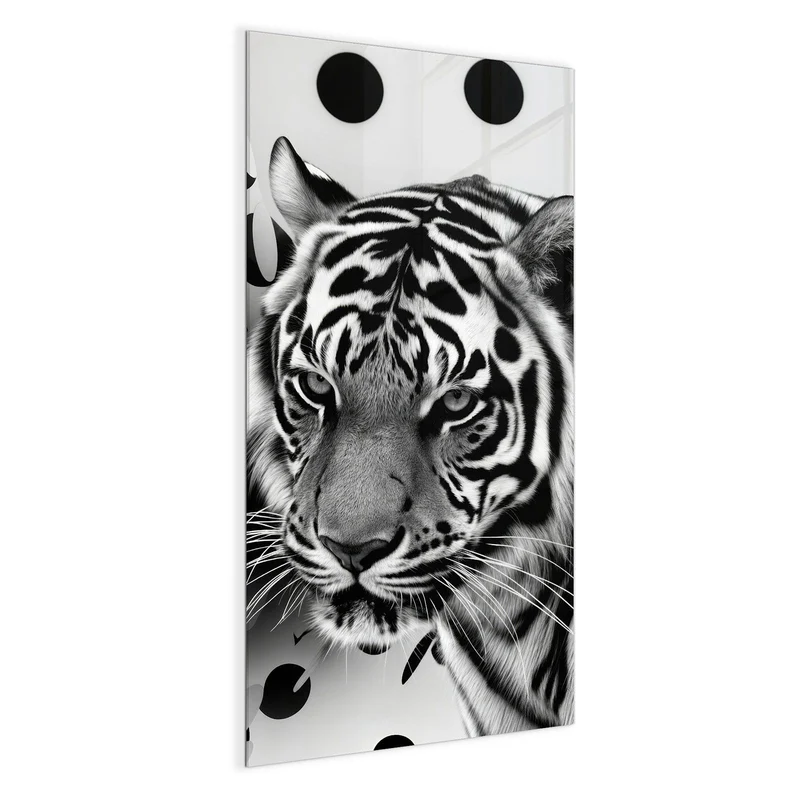 Magnettafel - Tiger und Kreise