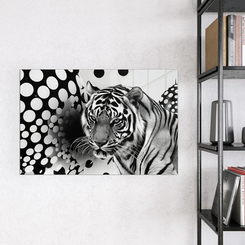 Magnettafel - Tiger und Kreise