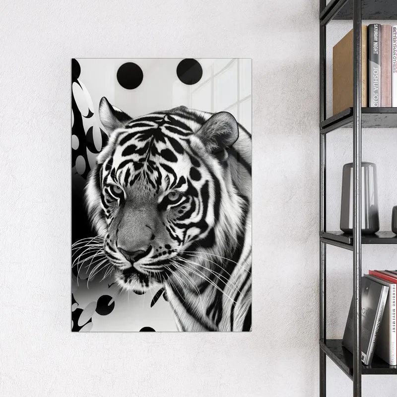 Magnettafel - Tiger und Kreise