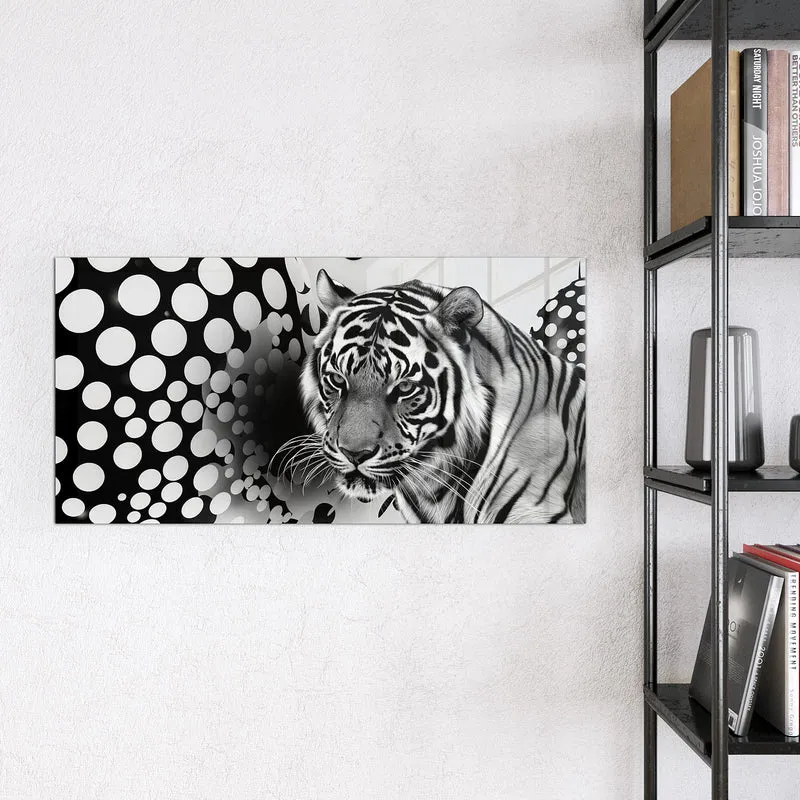 Magnettafel - Tiger und Kreise