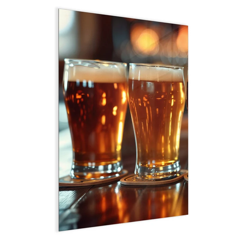 Magnettafel - Drei Biersorten