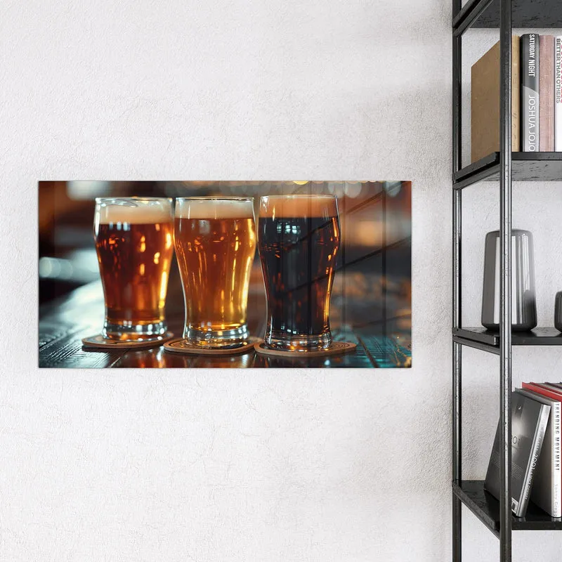 Magnettafel - Drei Biersorten
